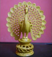 Peacock Carving